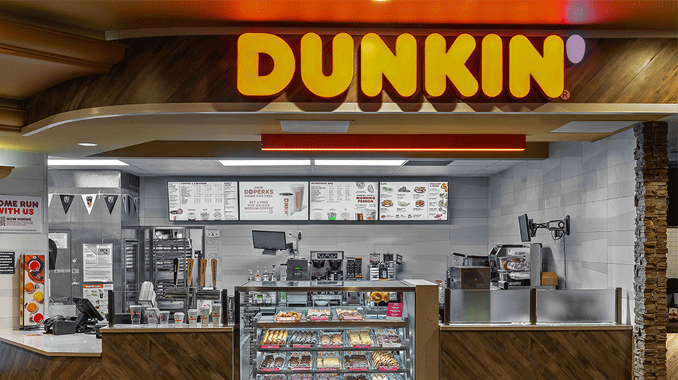 Dunkin' Donuts Counter